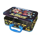 flat printed tin case